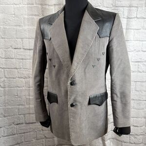 VTG Pioneer Wear Blazer Mens 42 Sport Coat Country Western Rockabilly Cowboy USA